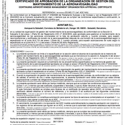 Mantenimiento de la aeronavegabilidad continuada