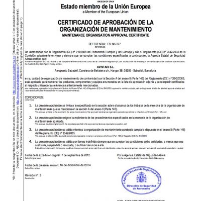 Mantenimiento EASA Parte 145